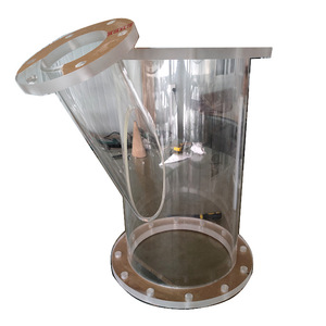 Pièce en plastique moulée en acrylique transparent pour pipeline à trois voies, dispositif d'instrumentation expérimentale de taille personnalisée - Product Image 5