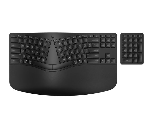 OEM ODM 960 Ergonomic Wireless Keyboard Connect 3 Devices with Bluetooth Unifying Dongle Connectivity 20 Programmable Keys De