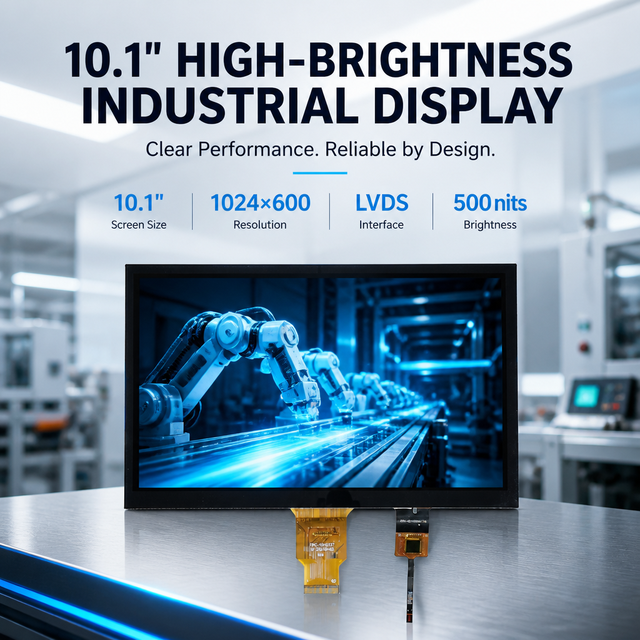 10.1 TFTLcd 1024x600 LCD Display IPS High Luminance LVDS Interface TFT Display LCD Modules