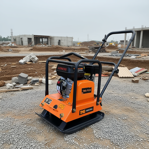 Compacteur à plaque vibrante industriel Tmg, moteur à essence 6,5 ch, matériel de terrassement - Product Image 2