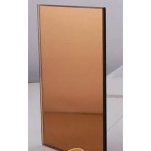 กระจกสีบรอนซ์สวยงาม กระจกตกแต่งผนังแบบมุมเอียง - Product Image 3