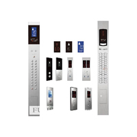 Ascenseur moderne pour passagers avec machine à traction sans engrenage et entraînement AC pour les escaliers d'appartements, sol en PVC, conception durable