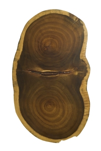 Planche à découper carrée en bois Hale, épaisseur 3,5 cm, antidérapante, non toxique, facile à nettoyer, durable, avec support pour couteaux, pour cuisine - Product Image 2