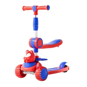 <span class=keywords><strong>Trottinette</strong></span> de luxe moderne à 3 roues pliable pour enfants de 3 à 6 <span class=keywords><strong>ans</strong></span>, vélo enfant grande capacité avec musique, voiture à bascule Yo-Yo - Product Image 3