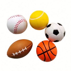 Hot Sale Sports Ball <b>Pack</b> Promotional Rugby Tennis Football Anti-stress Ball Toys - Product Image 1