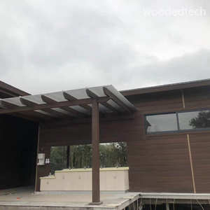 Achetez-en 1, obtenez 1 couvre-jambes de pergola en bois composite WPC gratuit, accessoires résistants aux intempéries inclus dans la promotion de juillet - Product Image 5