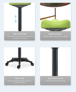 Oficina en casa <span class=keywords><strong>Dental</strong></span> Doctor Belleza Médico Silla de oficina Silla de taller de clínica Silla de montar Estilo giratorio Taburete rodante ajustable alto - Product Image 4