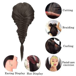 कॉस्मेटोलॉजी अभ्यास-24-26 ”सिंथेटिक हेयर स्टाइलिंग मरने वाले कृत्रिम बालों को स्टाइल करने के लिए तैयार किया जाता है - Product Image 6