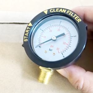 Caja de plástico radial de venta directa de gran vendedor transfronterizo CXSENYAO para manómetro de filtro de <span class=keywords><strong>piscina</strong></span> 1/4 Npt - Product Image 4