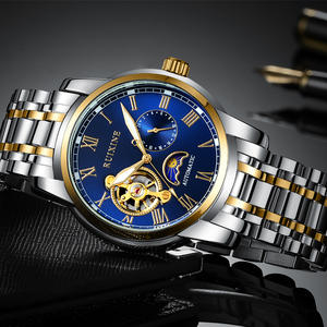 Montre mécanique pour homme RUIXINE R835 2024, mouvement automatique à pièces de monnaie de luxe, acier inoxydable, aiguille luminescente, avec logo personnalisé - Product Image 3