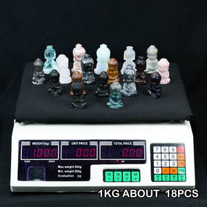 Bán Buôn Mini Phật Tượng Hỗn Hợp Thạch Anh Khắc Pha Lê Thủ Công Mỹ Nghệ Trang Trí Nội Thất Quà Tặng Chữa Bệnh Đá - Product Image 3