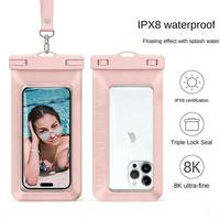 Pochette Téléphone Étanche Tactile à Succès pour Plage, Natation et Activités Nautiques avec Sangle – Sacs Mobiles