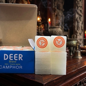 Compresse di Canfora Naturale Bianca 1/4 OZ (96% di Principio Attivo) Marca Deer, Utilizzate per <span class=keywords><strong>Sacrifici</strong></span> Religiosi, Brucia Completamente le Impurità - Product Image 2