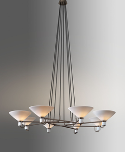 Lámpara de Araña de Vidrio Creativa Posmoderna Nórdica XZ, Modelo Asteroid, para Sala de Estar, Dormitorio, Estudio, Habitación Modelo, Luces LED, Hotel - Product Image 4