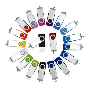 แฟลชไดรฟ์ 4GB 32GB 64GB USB 2.0 แบบหมุนได้ขนาดเล็ก - Product Image 1