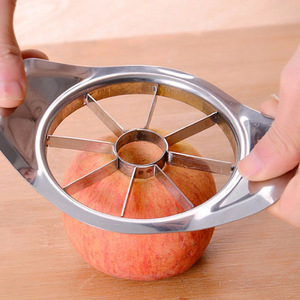 Coupe-pommes en acier inoxydable, outil de cuisine pour pêches et pommes - Product Image 4