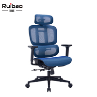 Chaise en tissu Mesh ergonomique multicolore, avec accoudoirs réglables, personnalisé, vente en gros