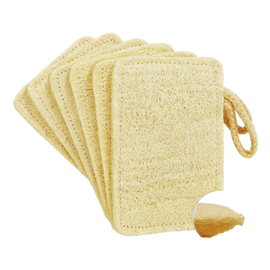 Cepillos de baño de lufa seca a base de plantas naturales auditados por BSCI, esponja de cocina, depuradores de limpieza corporal multiusos ligeros para - Product Image 1