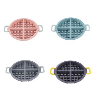 Moule à gaufres rond en silicone, compatible friteuse à air et four, pour la cuisson domestique – Vente chaude - Product Image 5