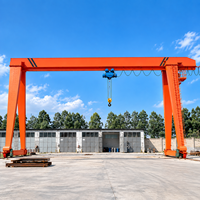 Pont roulant monopoutre 16 tonnes avec chariot motorisé 220V/440V sur rails pour entrepôt