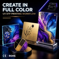 Commercial A4 UV Printer for Phone Case Crystal Label USA Mexico DDP XP600 2 in 1 Flatbed Machine for Small Business