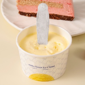Cuillères à dessert en forme de pingouin, durables et mignonnes, pour enfants, yaourt, pouding, crème glacée, pour la maison - Product Image 5