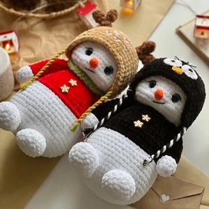 <span class=keywords><strong>Muñeco</strong></span> <span class=keywords><strong>de</strong></span> <span class=keywords><strong>nieve</strong></span> <span class=keywords><strong>de</strong></span> ganchillo hecho a mano al por mayor, juguete con sombrero <span class=keywords><strong>de</strong></span> reno, <span class=keywords><strong>muñeco</strong></span> <span class=keywords><strong>de</strong></span> Navidad <span class=keywords><strong>de</strong></span> ganchillo para niños, <span class=keywords><strong>muñeco</strong></span> <span class=keywords><strong>de</strong></span> <span class=keywords><strong>nieve</strong></span> <span class=keywords><strong>de</strong></span> punto relleno, peluche Amigurumi - Product Image 4