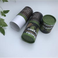 Emballages cylindriques pour cosmétiques, contenants personnalisés avec logo imprimé, tube en papier kraft rond à ouverture par pression