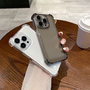 Four-corner Anti-drop Space <b>Case</b> for <b>iPhone</b> 17 16 15 14 13 12 <b>11</b> Pro Max <b>Shockproof</b> Minimalist Soft Cover - Product Image 3