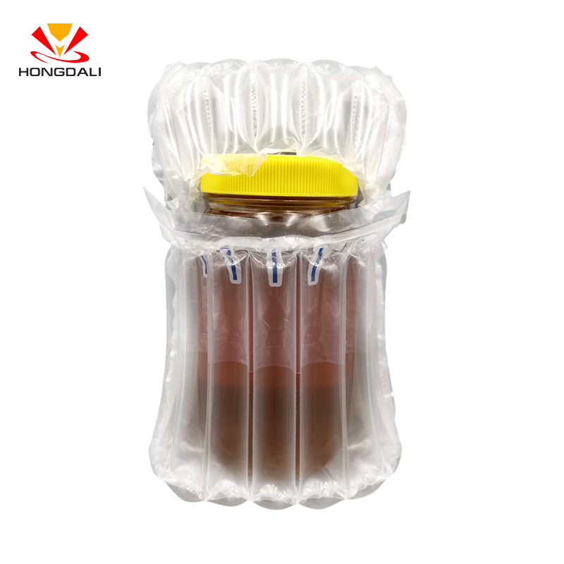 2021 Hot produce 500g honey Pot Air column inflatable bag Packaging Material Air Bubble Bag to Protect honey Pot