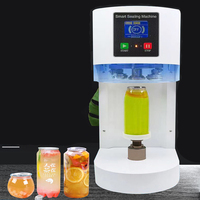 Sellador de latas de PET eléctrico automático, máquina de cierre de latas, máquina de sellado de tapado de latas de refrescos de estaño