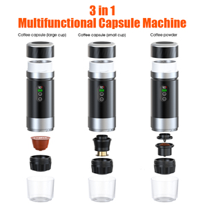 Machines à expresso électriques portables 3 en 1 USB-C batterie supprimer voyage Camping <span class=keywords><strong>voiture</strong></span> cafetières portables - Product Image 3