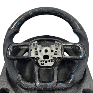 Volant en fibre de carbone forgé sur mesure pour <span class=keywords><strong>Ford</strong></span> <span class=keywords><strong>Mustang</strong></span> <span class=keywords><strong>GT</strong></span> 2024 <span class=keywords><strong>Ford</strong></span> <span class=keywords><strong>Mustang</strong></span> 2023 - Product Image 1