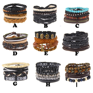<span class=keywords><strong>Bracelet</strong></span> en <span class=keywords><strong>cuir</strong></span> noir tressé avec ancre de bateau en <span class=keywords><strong>bois</strong></span>, symbole de foi <span class=keywords><strong>et</strong></span> d'amitié, vente en gros YWMT - Product Image 2