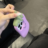 Coque de téléphone violette housse de téléphone en silicone étui mignon protecteur pour iphone 16