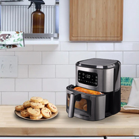 Four à convection Visual 6L, le meilleur selon Consumer Reports, pour cuisson sans huile, type friteuse à air chaud sans huile