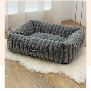 Cama Ortopédica Lavable para Perros con Funda Extraíble, Cuadrada, Gruesa, Suave, Calmante, para Dormir, para Cachorros y Gatos, Duradera, para Interiores - Product Image 6