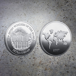 Moneta Commemorativa in Metallo Personalizzata all'Ingrosso, Le Sette Meraviglie <span class=keywords><strong>del</strong></span> <span class=keywords><strong>Mondo</strong></span>, Moneta Placcata Oro, Artigianato in Metallo Dorato - Product Image 4