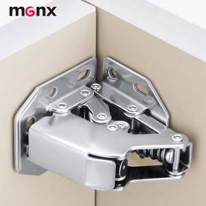 <span class=keywords><strong>Bisagra</strong></span> Hidráulica 3D para Puerta, de Hierro, Resistente, Silenciosa, Oculta, con Cierre Suave, para Muebles de Cocina - Product Image 4