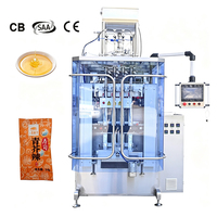 Vente directe d'usine de machines d'emballage liquide entièrement automatiques à haute vitesse, adaptées au miel, aux jus de fruits et aux sauces.