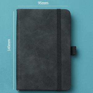 Cuadernos de PU para uso escolar, al por mayor, precio de fábrica, duraderos, tamaño A6, con cubierta suave y banda elástica. - Product Image 6
