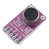 Module d'amplificateur AGC pour microphone MAX9814 (CMA-4544PF-W) - Préamplificateur audio haute performance avec contrôle automatique du gain