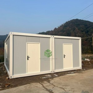 Ufficio Container Moderno di Alta Qualità, Design Traspirante, Struttura in Acciaio Portatile, Tettoia Espandibile e Staccabile - Product Image 1