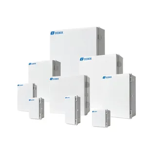 ZCEBOX ip66 plastic waterproof wire junction box abs/pc white enclosure box