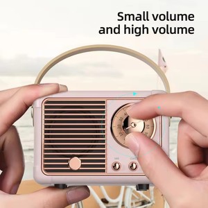 Enceinte <span class=keywords><strong>sans</strong></span> fil rétro HM11 avec horloge RGB, AirPlay, mini radio portable de bureau en plastique, cadeau, pour l'extérieur - Product Image 4
