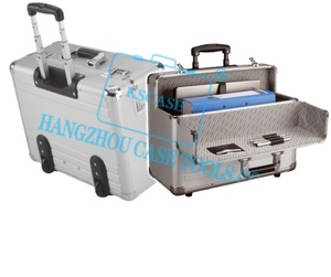 Elegant Design Trolley <span class=keywords><strong>Aluminium</strong></span> Aktetas Met Multifunctionele Zakken - Product Image 1