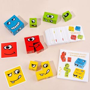 Kids Pattern Matching Educational Face Changing Magic Square <b>Puzzle</b> Toy Cube Game - Product Image 5