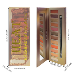 Paleta de Sombras de <span class=keywords><strong>Ojos</strong></span> de 12 Colores del Fabricante, Tonos Tierra Mate Brillantes <span class=keywords><strong>para</strong></span> Looks Ahumados, Paleta de Sombras de <span class=keywords><strong>Ojos</strong></span> con Brillo Personalizada - Product Image 5
