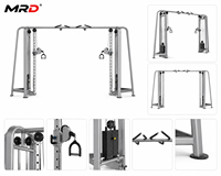 Máquina de Entrenamiento de Cuerdas Cruzadas de Acero Comercial MRD, Máquina Multifuncional de Entrenamiento de Fuerza para Fisicoculturismo