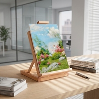 Chevalet de table robuste MEEDEN en bois de hêtre massif, réglable, pour artistes, modèle AFE-6068-YM